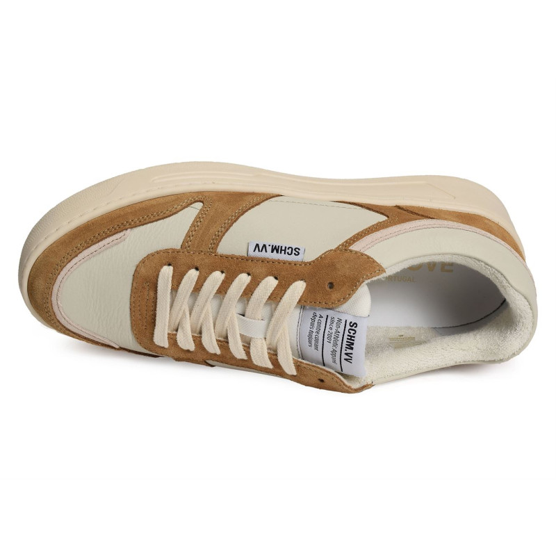 SMATCH SNEAKER Camel Blanc, Sneakers basses Schmoove