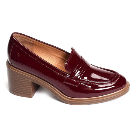 GOLDEN Verni Bordeaux, Mocassins Mam'zelle