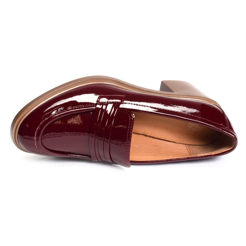 GOLDEN Verni Bordeaux, Mocassins Mam'zelle