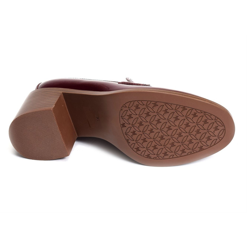 GOLDEN Verni Bordeaux, Mocassins Mam'zelle