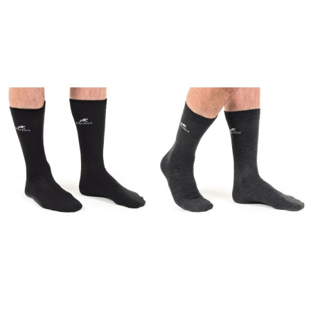 1006 Noir Gris, Chaussettes Fluchos