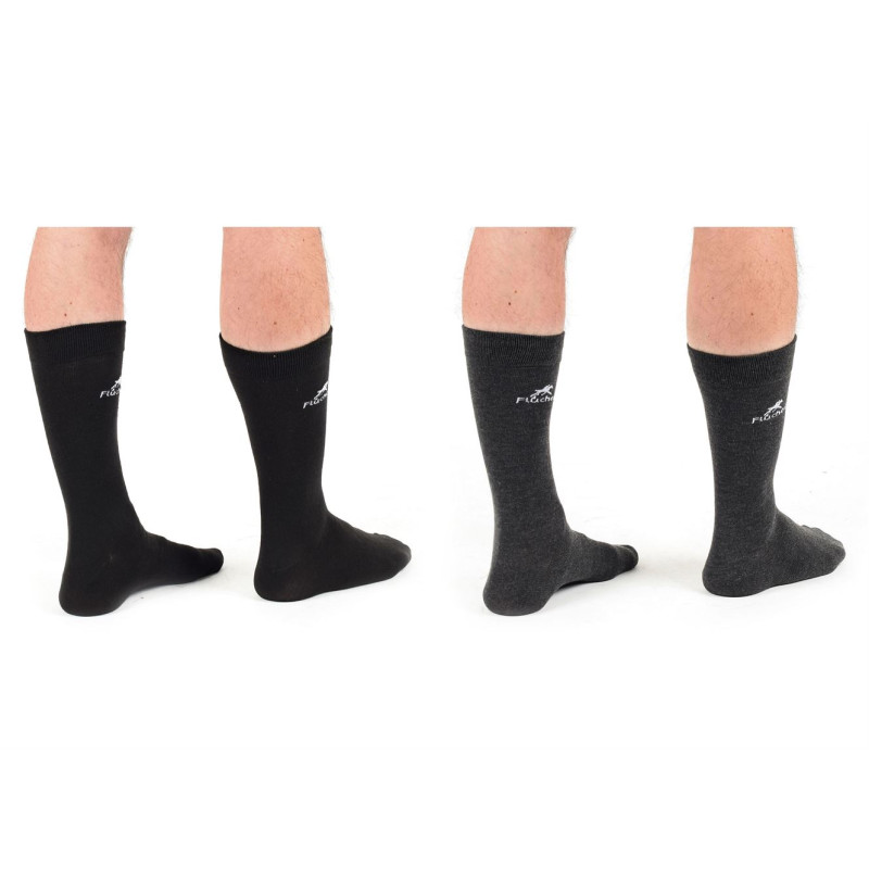 1006 Noir Gris, Chaussettes Fluchos