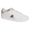 COURTSET Blanc Marron, Sneakers basses Le Coq Sportif