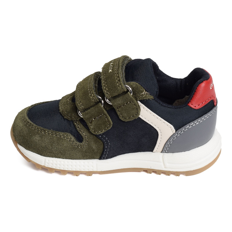 B ALBEN BA Marine Kaki, Sneakers basses Geox