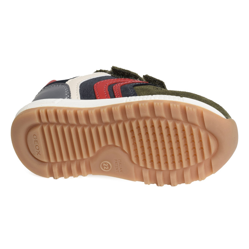 B ALBEN BA Marine Kaki, Sneakers basses Geox