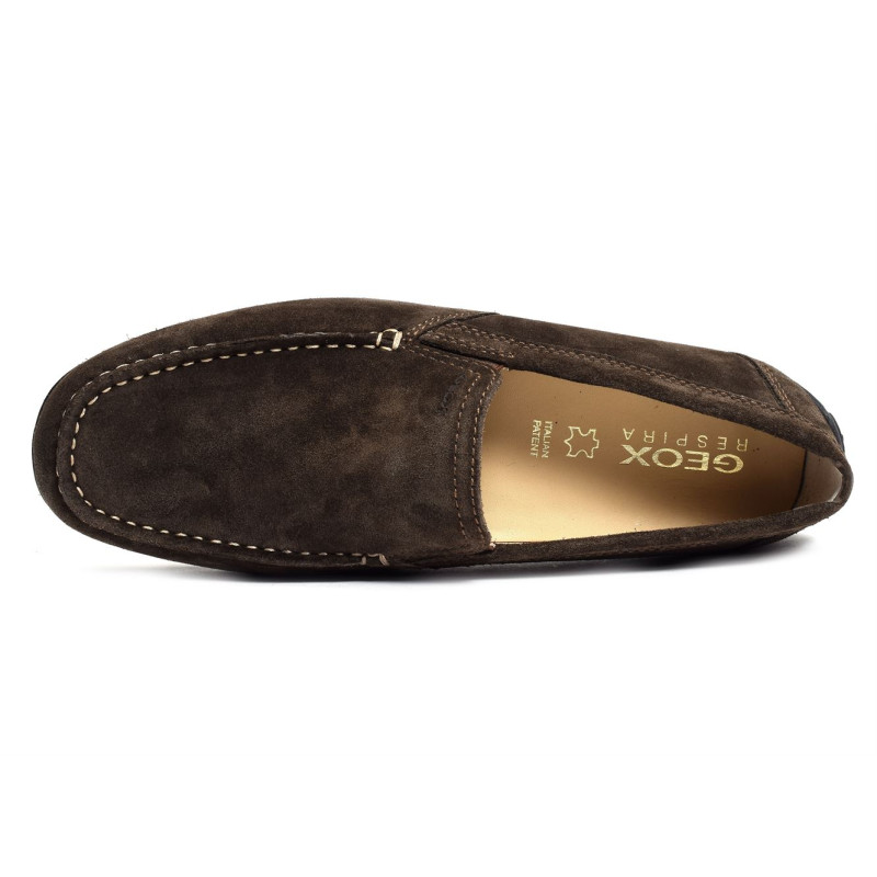 U MONER Marron, Mocassins Geox