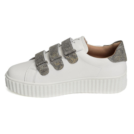 JANE Blanc Gris, Sneakers basses Vanessa Wu