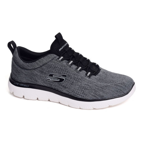 SUMMITS LOUVIN Gris, Baskets running Skechers