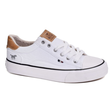 1272301 Blanc, Chaussures basses Mustang