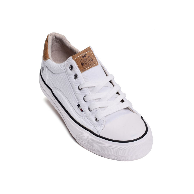 1272301 Blanc, Chaussures basses Mustang