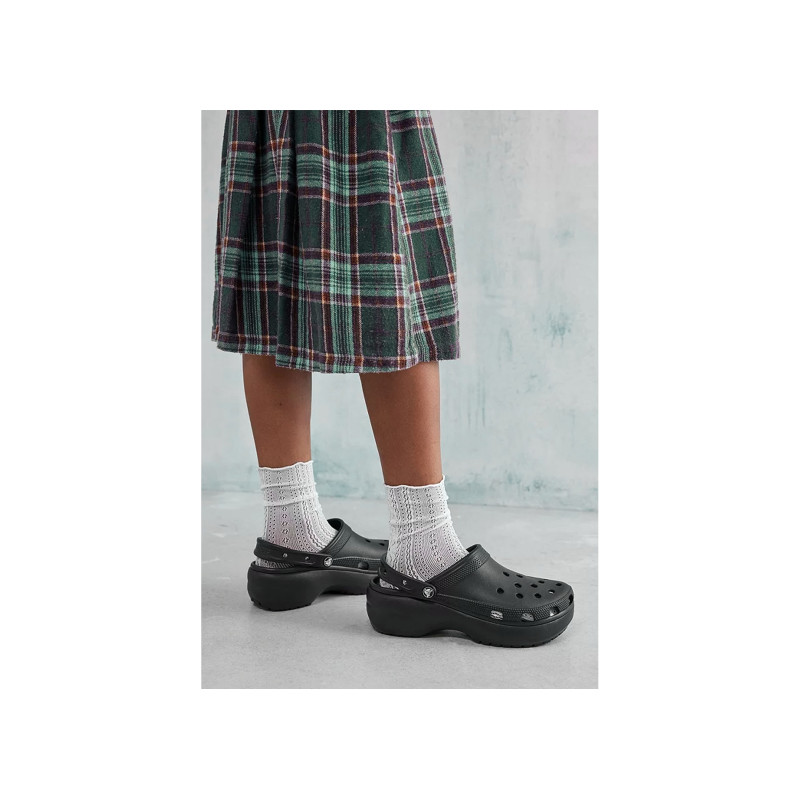 CLASSIC PLATFORM CLOG Noir, Sabots Crocs