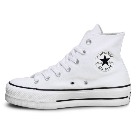 CHUCK TAYLOR HI PLATO Blanc, Chaussures montantes Converse