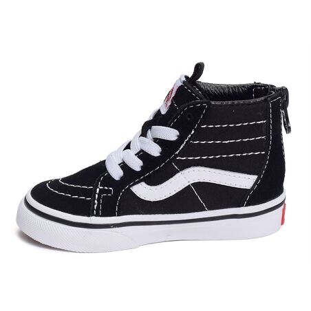 TD SK8 HI BB ZIP Noir, Baskets montantes Vans