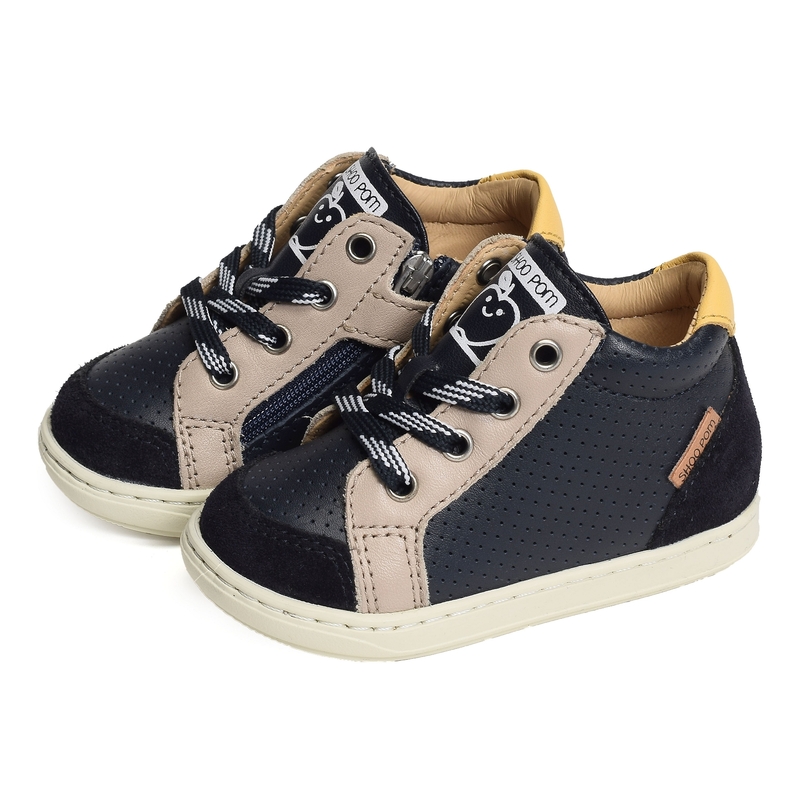 BOUBA ZIP BOX BOY Marine, Chaussures à Lacets Shoopom