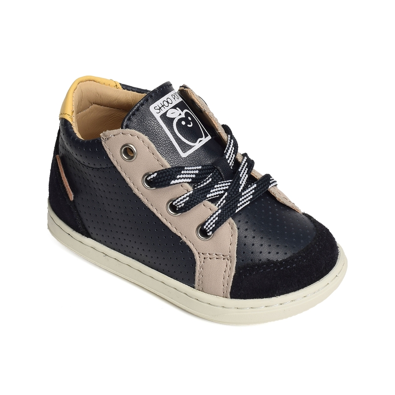 BOUBA ZIP BOX BOY Marine, Chaussures à Lacets Shoopom