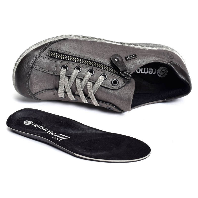 R1402 Gris, Sneakers basses Remonte