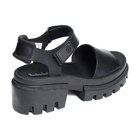 EVERLEIGH ANKLE STRAP Noir, Nu-Pieds à talon Timberland