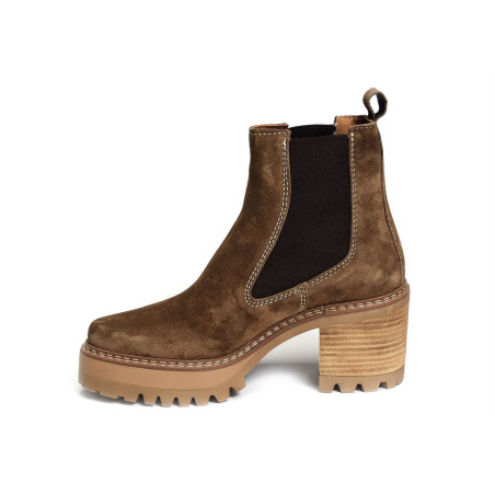 NEW AMELIE 2436 Marron, Chelsea boots Alpe