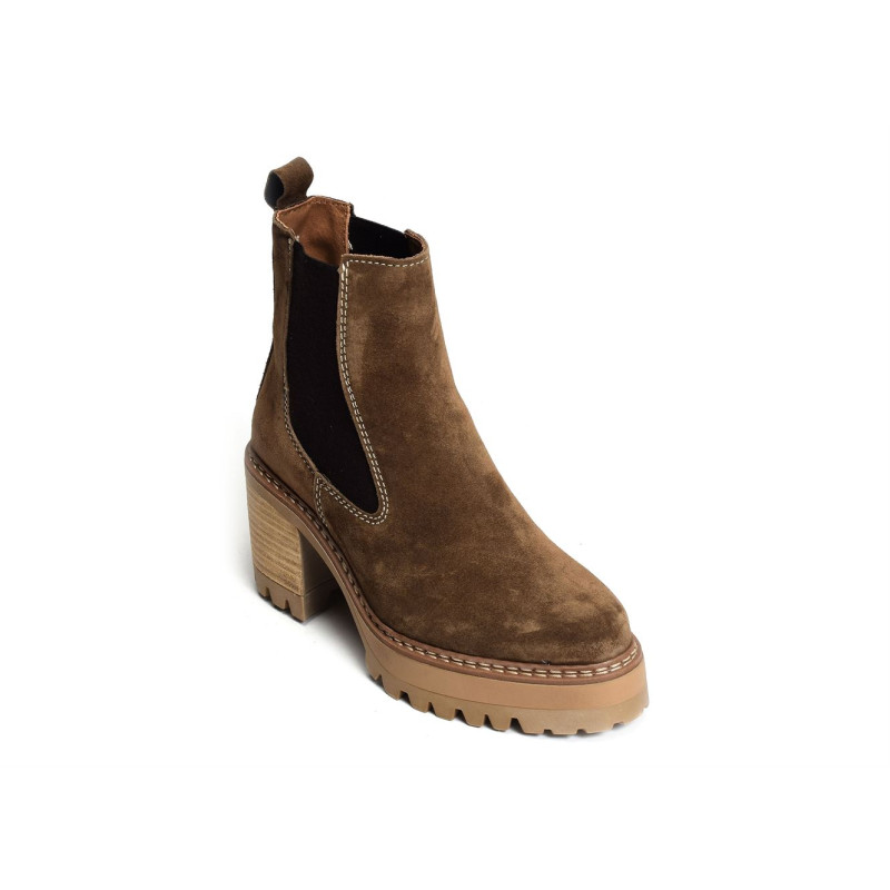 NEW AMELIE 2436 Marron, Chelsea boots Alpe