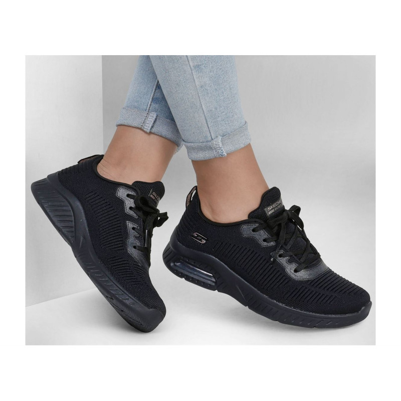 SQUAD AIR Noir, Baskets running Skechers