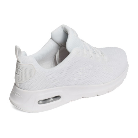 SKECH AIR COURT Blanc, Baskets running Skechers