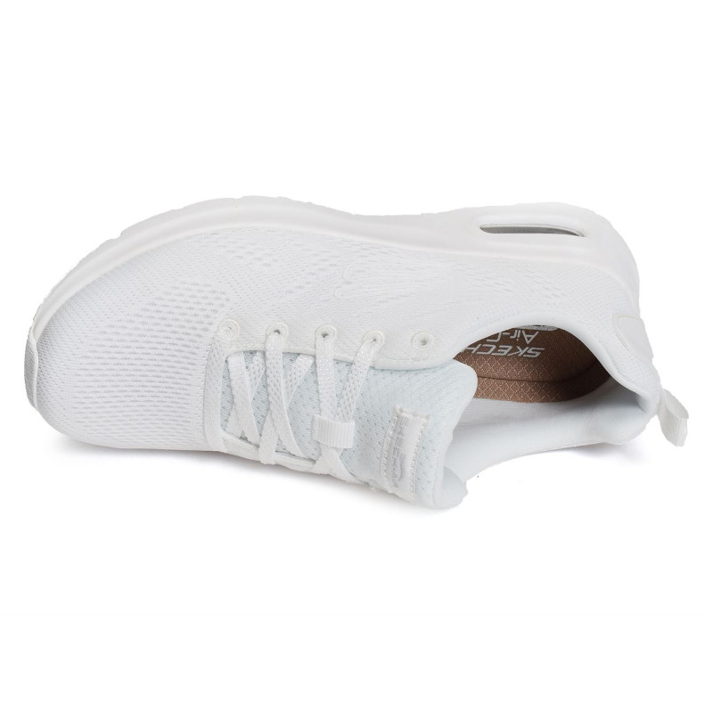 SKECH AIR COURT Blanc, Baskets running Skechers