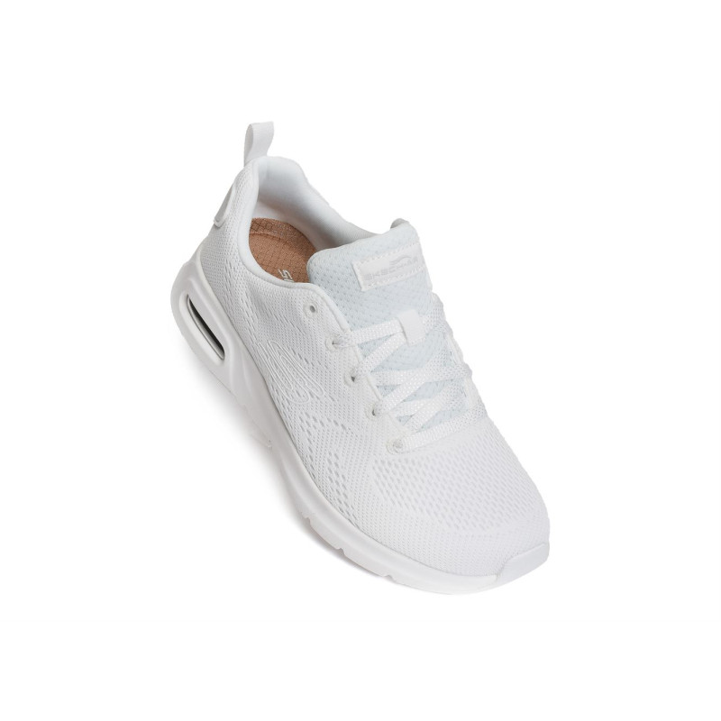 SKECH AIR COURT Blanc, Baskets running Skechers