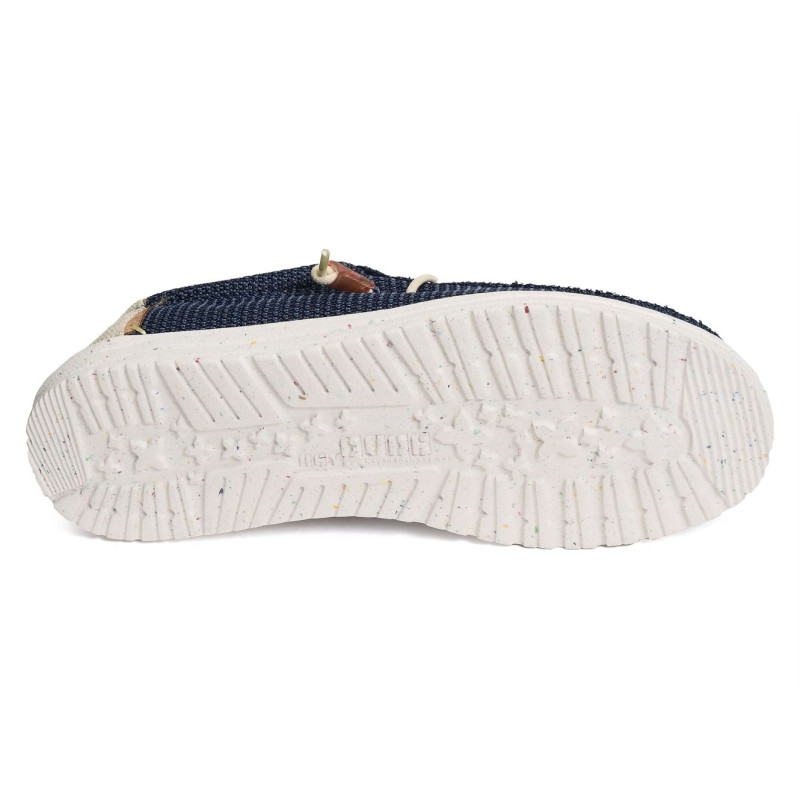 WALLY KNIT Marine, Chaussures basses HeyDude