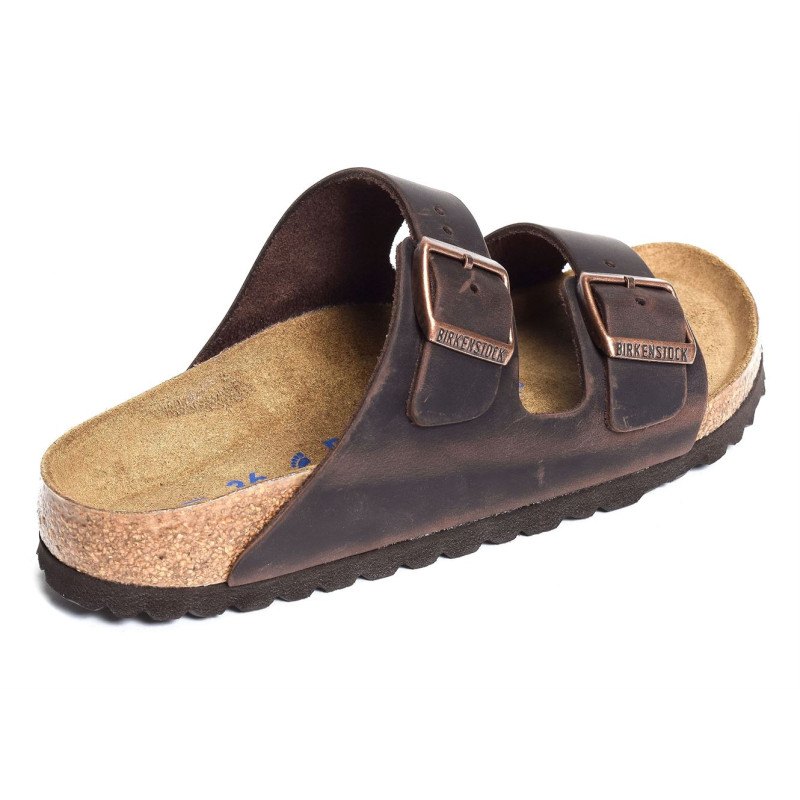 ARIZONA SFB CUIR W Marron, Mules Birkenstock