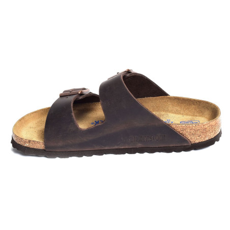 ARIZONA SFB CUIR W Marron, Mules Birkenstock