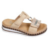 V79K8 Beige, Mules Rieker