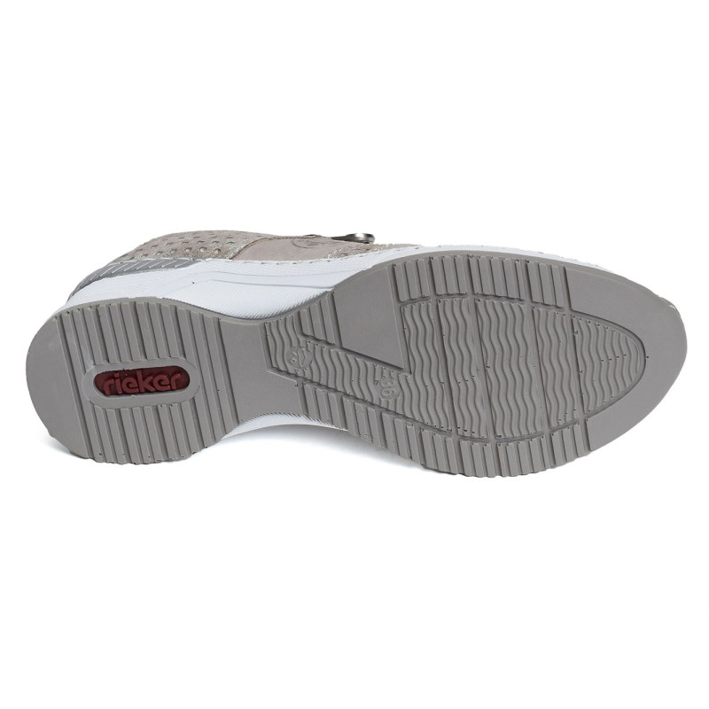 N4327 Taupe, Baskets running Rieker