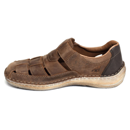 03078 Marron, Mocassins Rieker