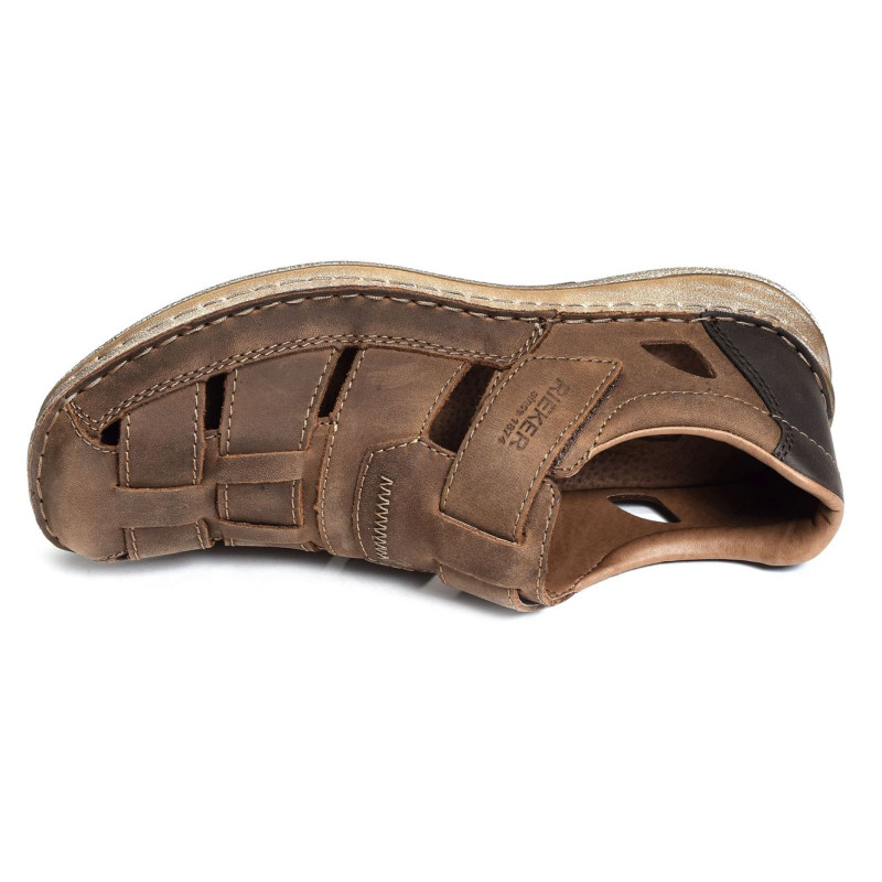 03078 Marron, Mocassins Rieker