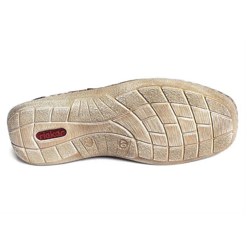 03078 Marron, Mocassins Rieker