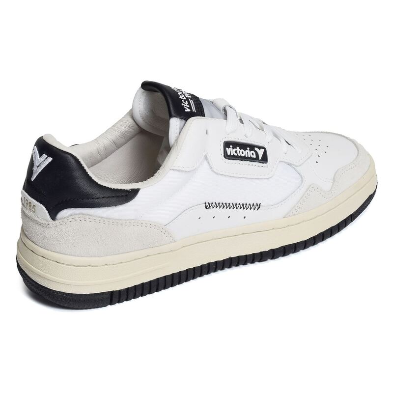 8800105 Blanc Noir, Sneakers basses Victoria