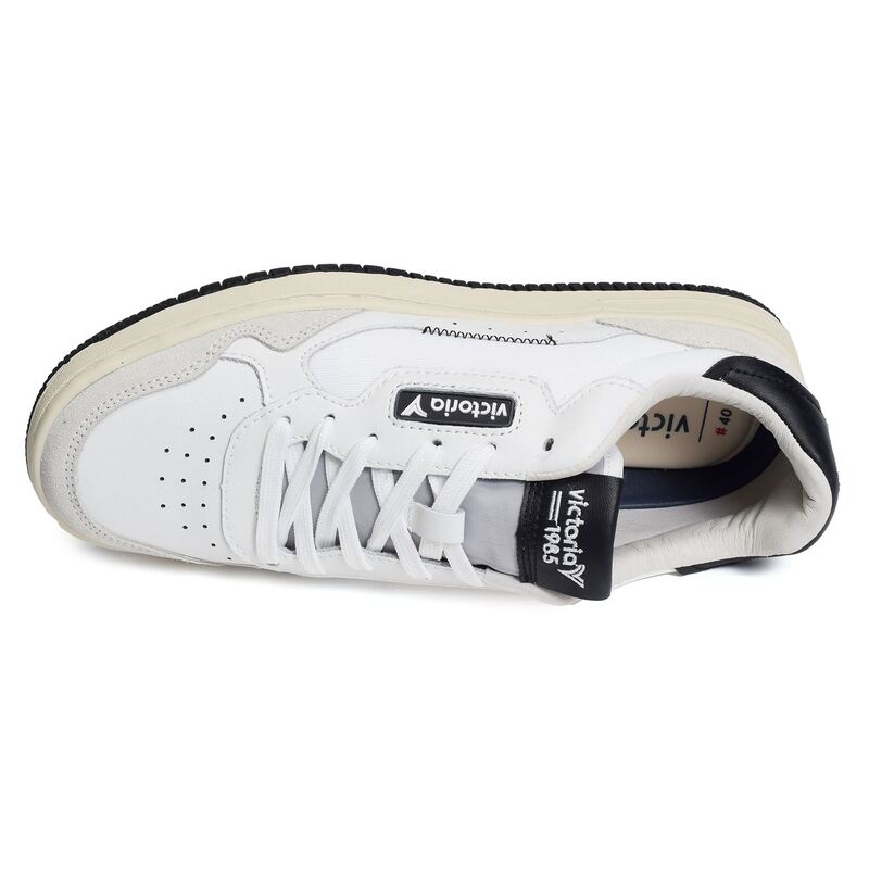 8800105 Blanc Noir, Sneakers basses Victoria