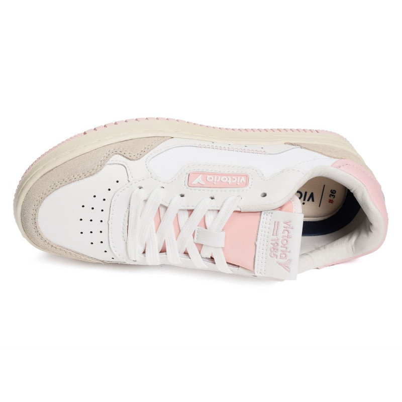 8800105 W Blanc Rose, Sneakers basses Victoria