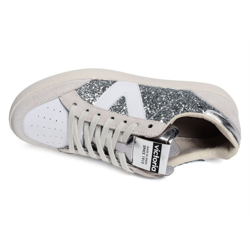 1126179 Argent, Sneakers basses Victoria