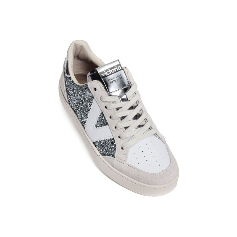 1126179 Argent, Sneakers basses Victoria