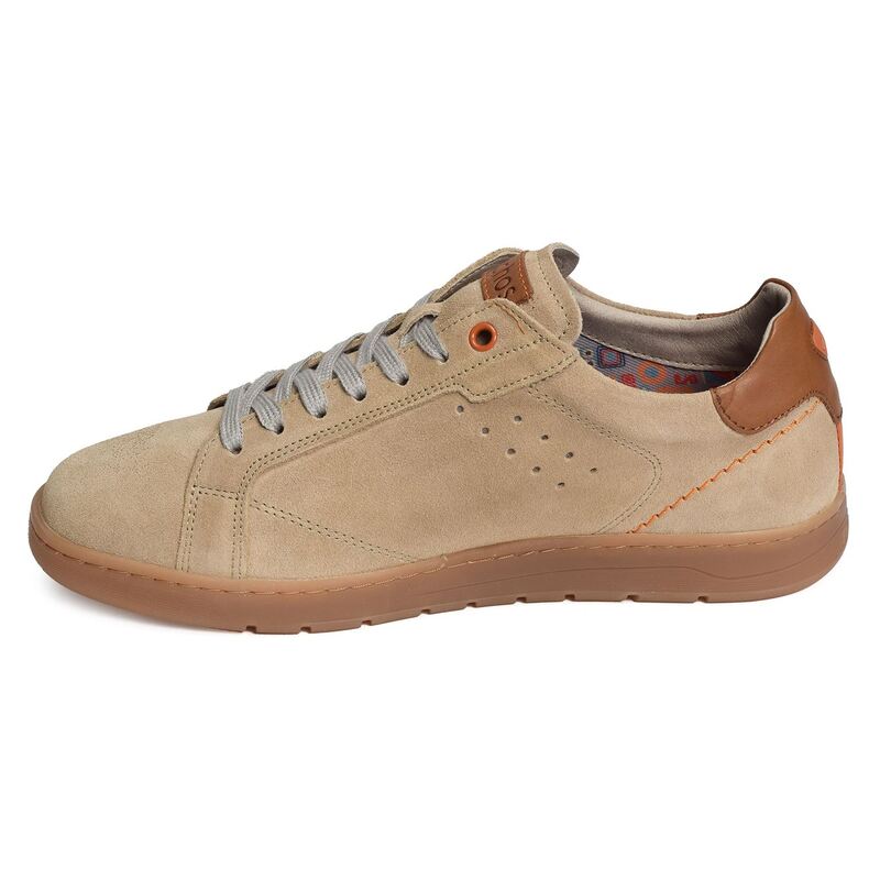 LEO F1727 Beige, Sneakers basses Fluchos