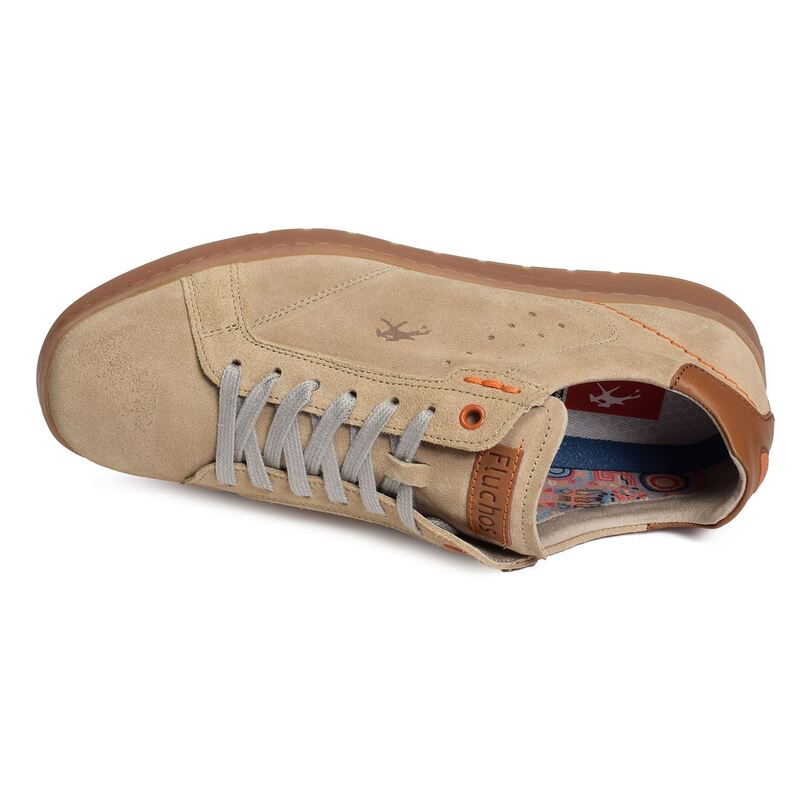 LEO F1727 Beige, Sneakers basses Fluchos