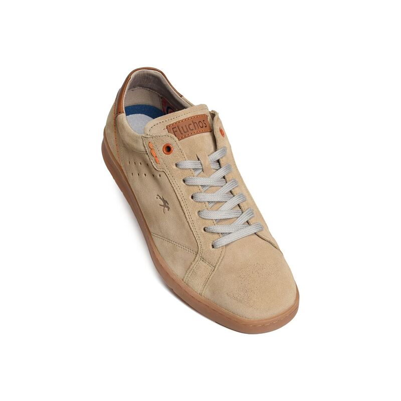 LEO F1727 Beige, Sneakers basses Fluchos