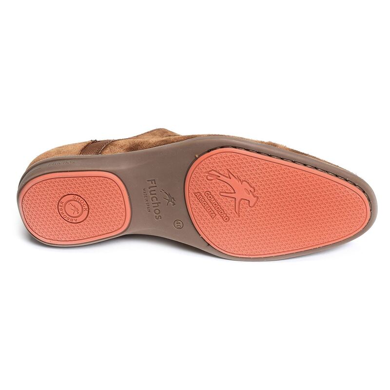 FABIO F1452 Camel, Chaussures de Ville Fluchos