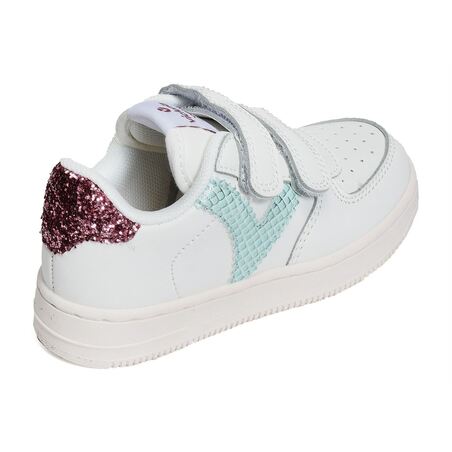 1124106 Blanc Bleu, Sneakers basses Victoria