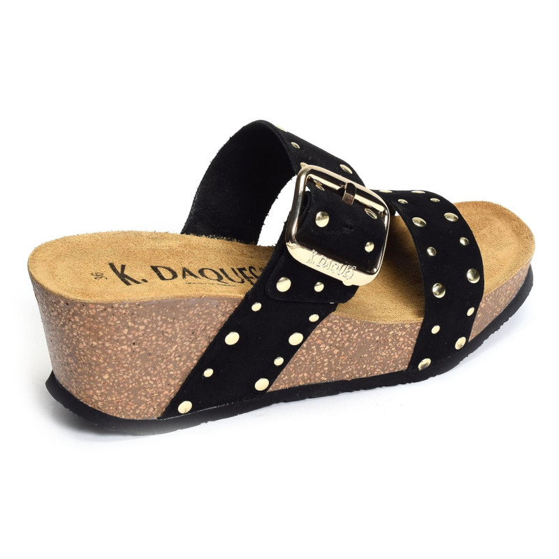 ARAN Noir, Mules K.Daques