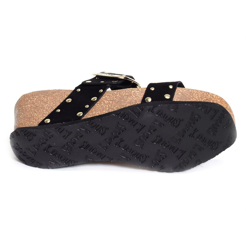 ARAN Noir, Mules K.Daques