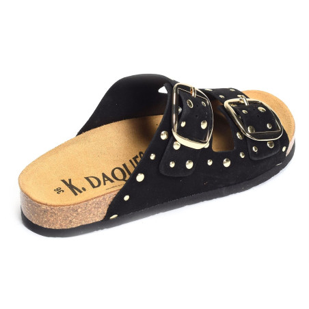 RIANT Noir, Mules K.Daques