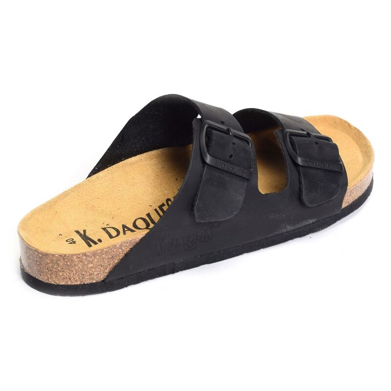 PORTBOU Noir, Mules K.Daques