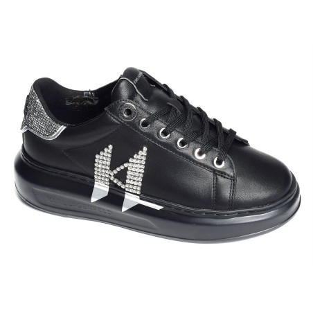 KAPRI MONOGRAM Noir, Sneakers basses Karl Lagerfeld